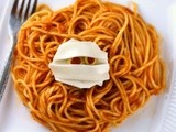 Mummy Meatballs with Spaghetti