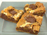 Nutella s’Mores Bars #BakingBloggers