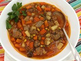 Pantry Beef Vegetable Soup #SoupSwappers