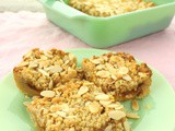 Peach Crumble Bars for #FoodieExtravaganza