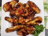 Peach Tea Brined Chicken Wings