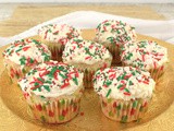 Peppermint Confetti Cupcakes #NationalCupcakeDay