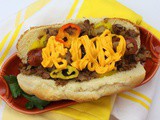 Philly Cheesesteak Dog #SundaySupper