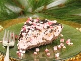 Pink Peppermint Chip Ice Cream Pie