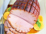 Pomegranate Glazed Ham