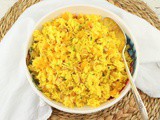 Pumpkin Saffron Rice #FoodieExtravaganza