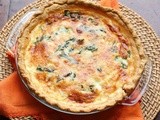 Quiche with Swiss Chard and Mushroom