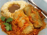 Quick Cabbage Rolls and Sauerkraut (Trader Joe’s)