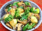 Quick Sauteed Zucchini and Mushrooms