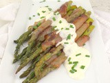 Roasted Asparagus with Speck and Creamy Horseradish Sauce #ImprovCookingChallenge