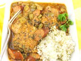 Sausage and Chicken Leg Gumbo