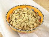 Savory Rosemary and Garlic Roasted Pumpkin Seeds