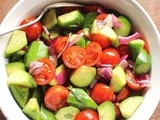 Simple Cucumber and Tomato Salad