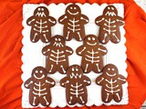 Skeleton Gingerbread Cookies #ImprovCookingChallenge
