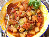 Slow Cooker Summer Ratatouille Stew #FarmersMarketWeek