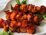 Spicy Bacon-Wrapped Sweet Potato Kebabs