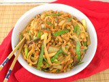 Spicy Chicken Stir-Fry Noodles #FantasticalFoodFight