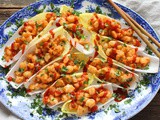 Spicy Szechuan Shrimp Lettuce Cups #SundaySupper