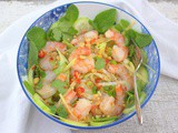 Spicy Thai Shrimp Salad (Yam Goong) #FishFriday