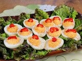 Sriracha Deviled Eggs