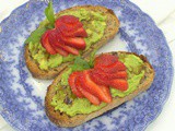 Strawberry Basil Avocado Toast #ImprovCooking