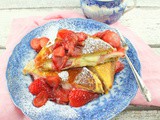 Strawberry Cheesecake Stuffed French Toast #EighteenCheesecakes