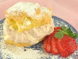 Strawberry Cream Puffs #BakingBloggers