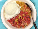 Strawberry Rhubarb Crisp #BrunchWeek