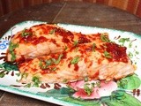 Sweet and Spicy Jalapeno Glazed Salmon