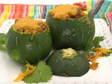 Taco Stuffed 8-Ball Zucchini