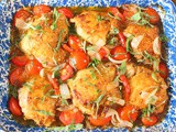 Thai Tomato Basil Baked Chicken