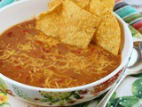 Three-Ingredient Refried Bean Soup