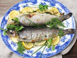 Trout with Lemon and Herbs #FishFridayFoodies