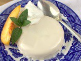 White Tea Peach Panna Cotta #SummerDessertWeek