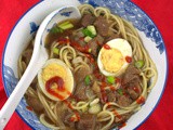 Ya Ka Mein Beef Noodle Soup (Yock, Old Sober or Yat ka Mein) #SoupSwappers