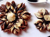 Nutella Braided Flower Bread