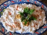 Celeriac - Celery Root - with Walnuts in Garlic Yogurt/Cevizli Kereviz Salatası