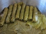 How to Make Stuffed Vine Leaves/Zeytinyağlı Yaprak Sarma in Several Easy Steps