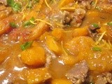 Lamb, Squash & Apricot Casserole/ Kayısılı Kuzu Yahnısı