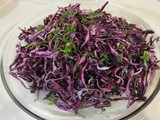 Red Cabbage Salad - Kırmızı Lahana Salatası