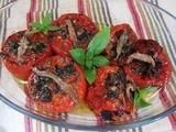 Roasted Tomatoes with Herbs and Anchovy Fillets