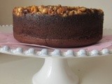 Upside-down Chocolate Caramel Nut Cake