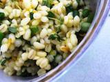 Wheat Grain Salad with Orange and Fresh Thyme/ Kekikli Portakallı Buğday Salatası