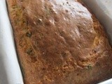 White Cheese (feta) and Herb Loaf  - Beyaz Peynirli ve Otlu Kek