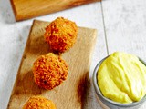 A Taste of Ireland: Tasty left over roast Turkey or Chicken balls with Cashel Blue Cheese Mayonnaise Tapas