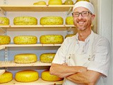 Dutchman Stephen Bender Making Gouda Cheese