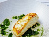 Halibut, Seaweed & Dashi recipe from Bryan McCarthy of Greenes Restaurant Cork plus Microsalads how to grow