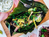 Cambodian Sour and Spicy Steamed Fish Recipe with Lemongrass and Galangal