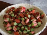 Ginger Custard & Rhubarb Tartlets