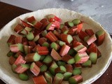 Ginger Custard & Rhubarb Tartlets